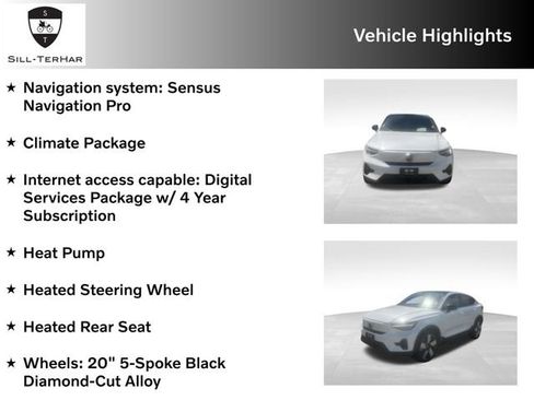 Certified 2023 Volvo C40 P8 Recharge Plus w/ Climate Package AWD/4WD image 4
