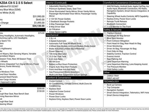 New 2026 MAZDA CX-5 Select AWD/4WD image 4