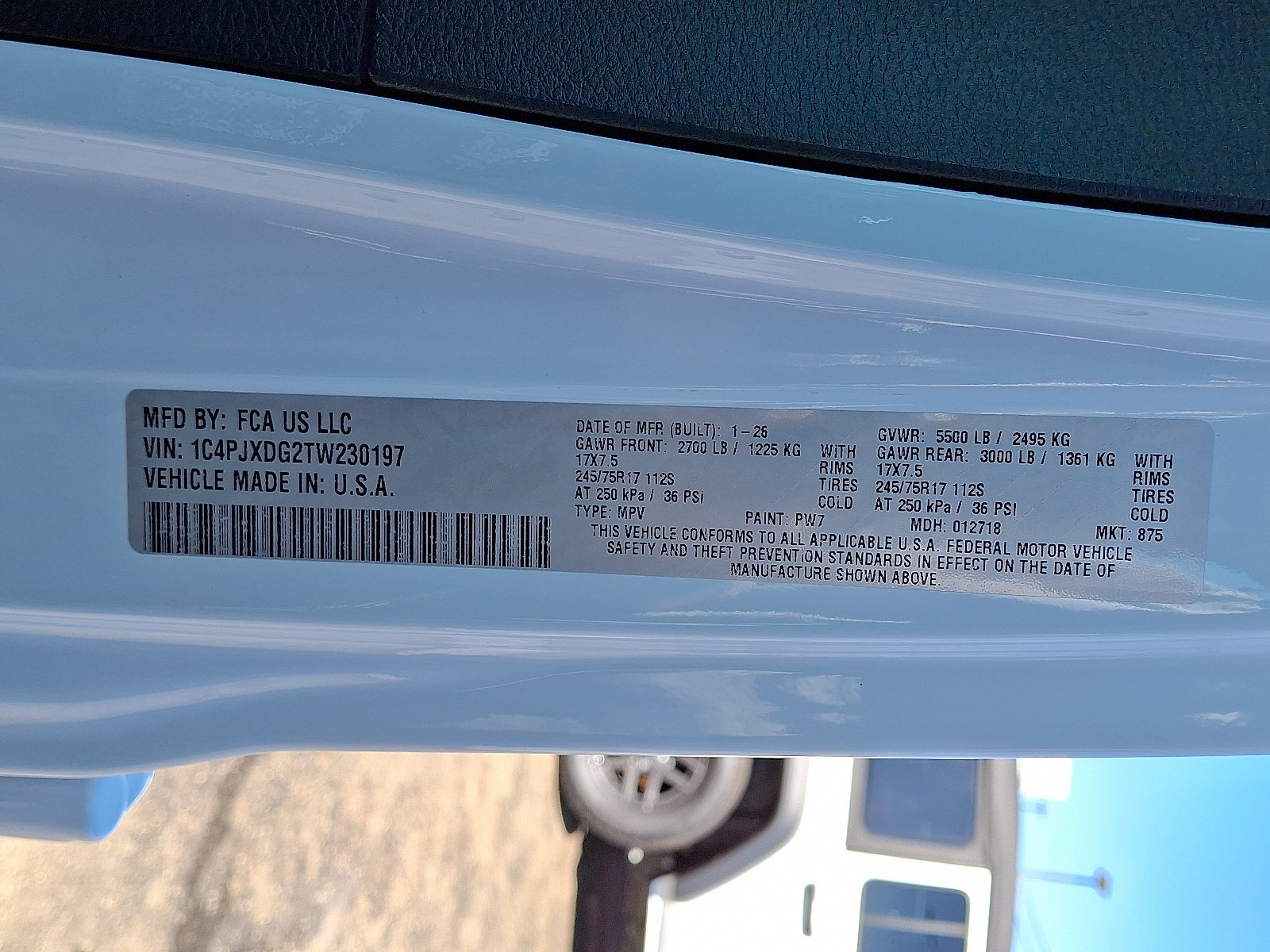 New 2026 Jeep Wrangler Unlimited Sport AWD/4WD image 13