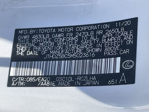 Used 2021 Lexus RC 350 w/ Premium Package RWD image 27