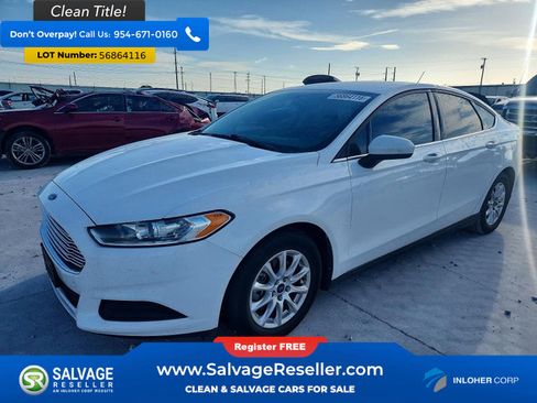 Used 2016 Ford Fusion S FWD image 1