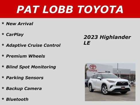 Used 2023 Toyota Highlander LE image 38