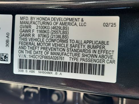 Used 2025 Honda Accord EX-L image 25