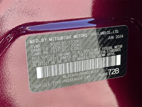 Used 2024 Mitsubishi Mirage ES image 26