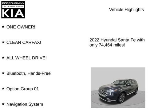 Used 2022 Hyundai Santa Fe Limited AWD/4WD image 7