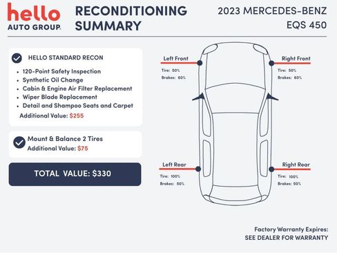 Used 2023 Mercedes-Benz EQS 450+ SUV image 4
