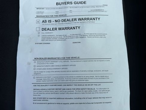 Used 2021 Chevrolet Trax LT image 36