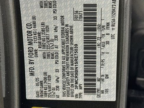 Used 2025 Ford Bronco Sport Big Bend AWD/4WD image 12