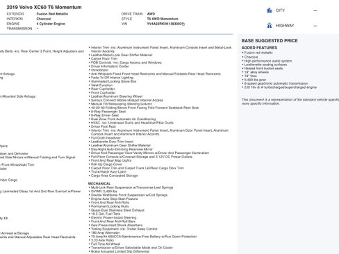 Used 2019 Volvo XC60 T6 Momentum w/ Premium Package image 4