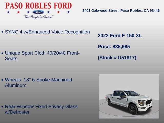 Used 2023 Ford F150 XL w/ STX Appearance Package AWD/4WD image 14