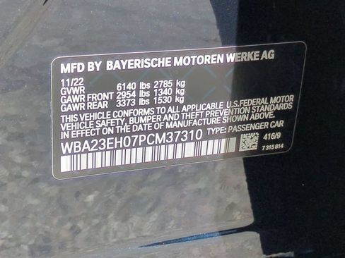 Used 2023 BMW 740i w/ Parking Assistance Package RWD image 21