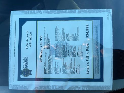 Used 2016 Lexus ES 350 image 33
