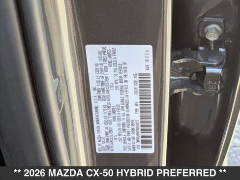 New 2026 MAZDA CX-50 2.5 Hybrid w/ Cargo Package image 15