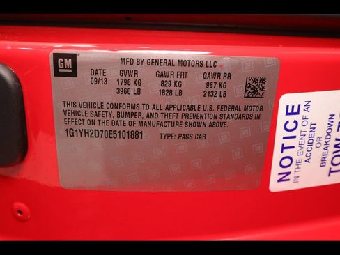 Used 2014 Chevrolet Corvette Stingray Coupe w/ Battery Protection Package RWD image 32