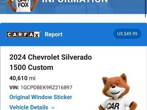 Used 2024 Chevrolet Silverado 1500 Custom AWD/4WD image 6