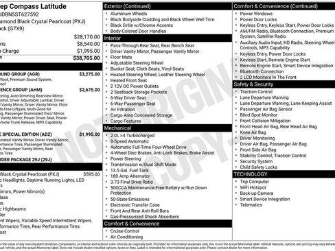 New 2025 Jeep Compass Latitude w/ Sun & Sound Group AWD/4WD image 9