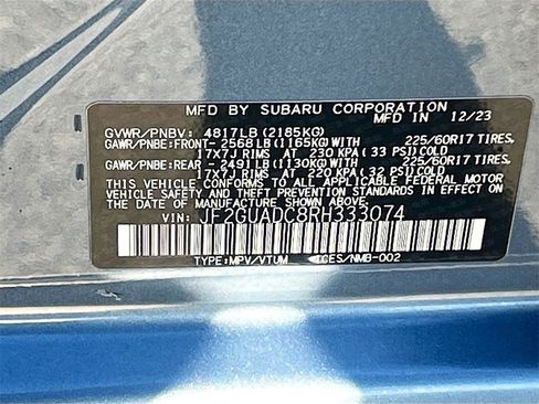 Used 2024 Subaru Crosstrek 2.0i Premium image 29