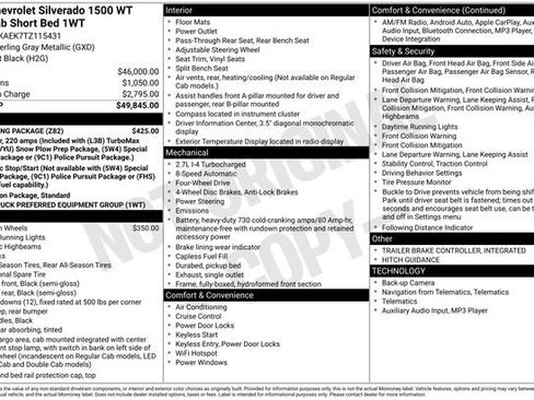 New 2026 Chevrolet Silverado 1500 W/T w/ Trailering Package AWD/4WD image 4