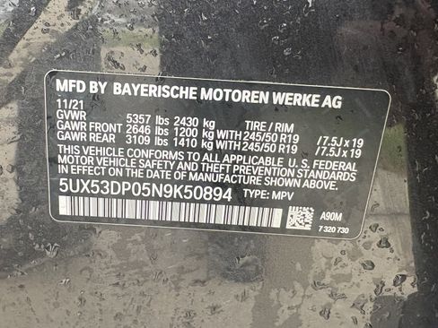 Certified 2022 BMW X3 xDrive30i w/ Premium Package 2 AWD/4WD image 34