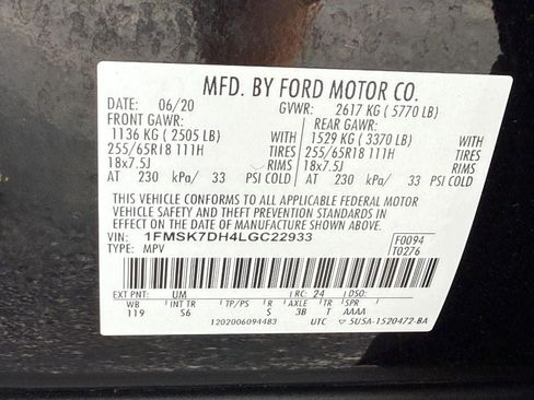 Used 2020 Ford Explorer XLT w/ Equipment Group 202A RWD image 26