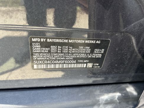Used 2021 BMW X5 sDrive40i w/ Premium Package RWD image 37