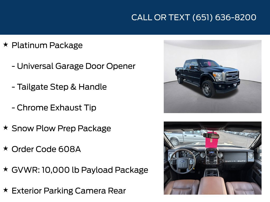 Used 2014 Ford F250 Platinum AWD/4WD image 15