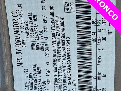 Used 2022 Ford Bronco Sport image 27