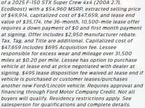 New 2025 Ford F150 STX w/ STX Black Appearance Package image 32