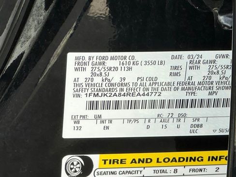 Used 2024 Ford Expedition Max Limited AWD/4WD image 48