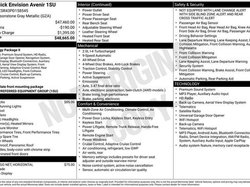 Certified 2023 Buick Envision Avenir AWD/4WD image 20