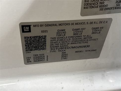 Used 2021 GMC Sierra 1500 Denali w/ Technology Package image 36