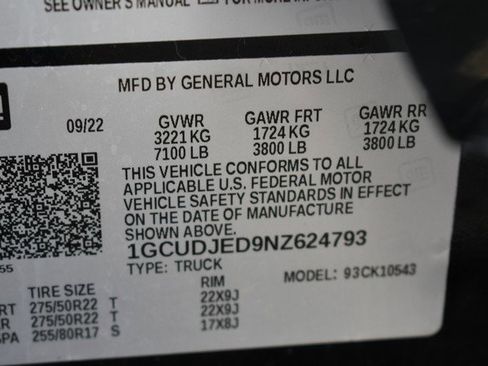 Used 2022 Chevrolet Silverado 1500 High Country image 33