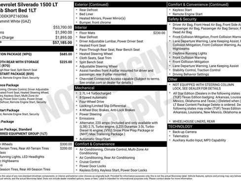 Used 2023 Chevrolet Silverado 1500 LT w/ Protection Package AWD/4WD image 2