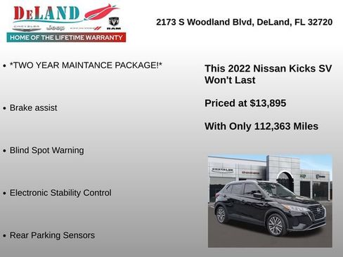 Used 2022 Nissan Kicks SV image 6