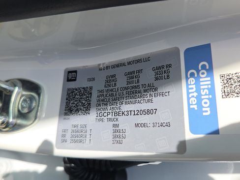 New 2026 Chevrolet Colorado W/T AWD/4WD image 17