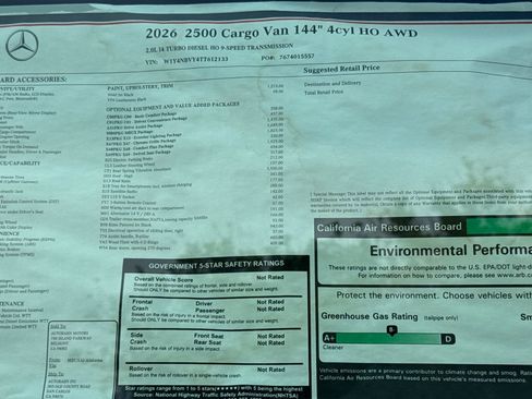 New 2026 Mercedes-Benz Sprinter 2500 image 29