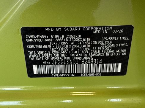 New 2026 Subaru Crosstrek 2.5i Limited w/ Crosstrek Mirror Package AWD/4WD image 28