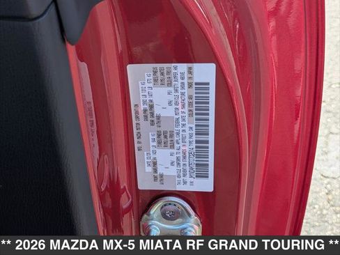 New 2026 MAZDA MX-5 Miata RF Grand Touring w/ Weather Package image 15