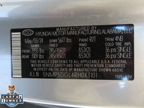 Used 2024 Hyundai Santa Fe Calligraphy image 34