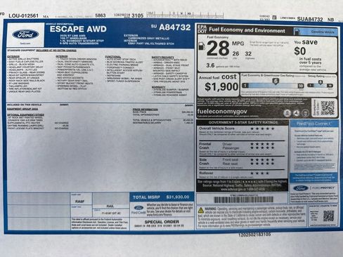 Used 2025 Ford Escape ST-Line image 25