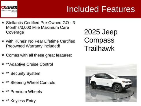 Certified 2025 Jeep Compass Trailhawk AWD/4WD image 2