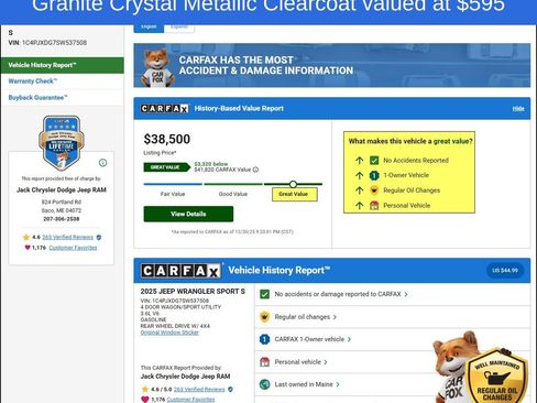 Used 2025 Jeep Wrangler Sport S image 10