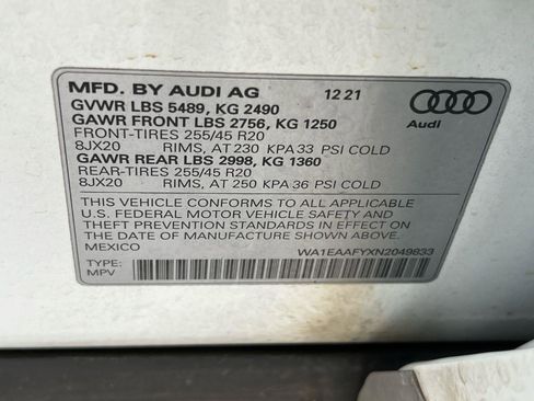 Used 2022 Audi Q5 2.0T Premium Plus w/ Premium Plus Package image 34