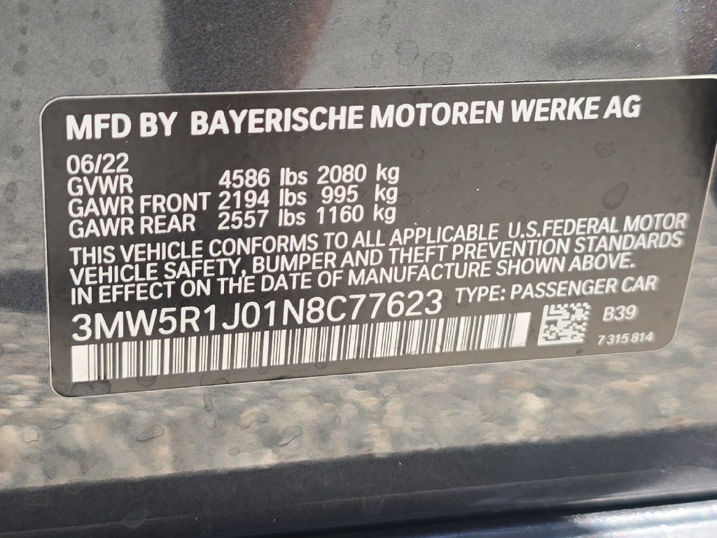 Used 2022 BMW 330i Sedan w/ Premium Package 2 RWD image 32