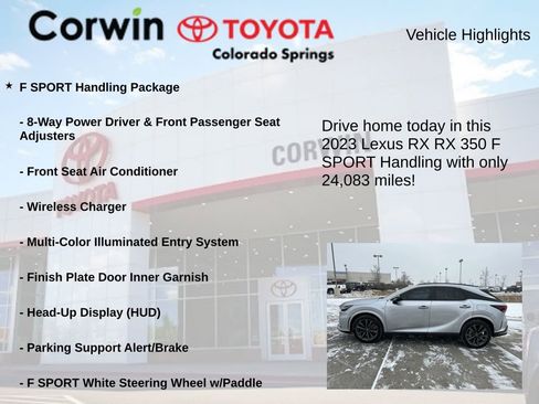 Used 2023 Lexus RX 350 image 6