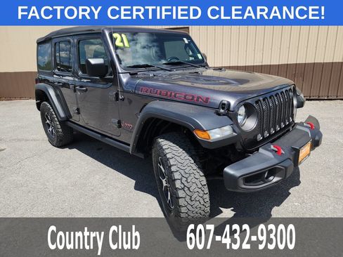 Used 2021 Jeep Wrangler Unlimited Rubicon AWD/4WD image 2