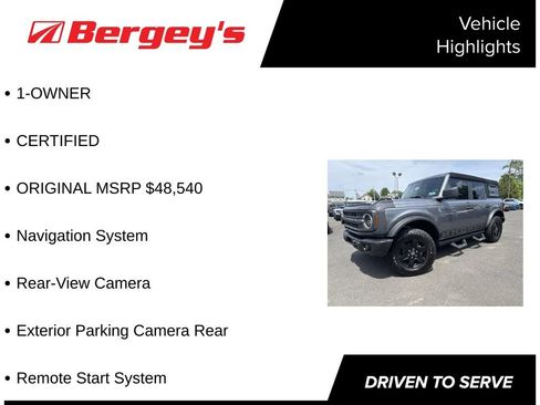 Certified 2023 Ford Bronco Black Diamond AWD/4WD image 5