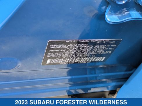 Certified 2023 Subaru Forester Wilderness AWD/4WD image 40