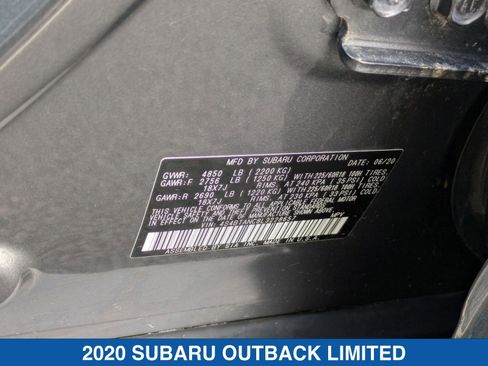 Certified 2020 Subaru Outback Limited image 40