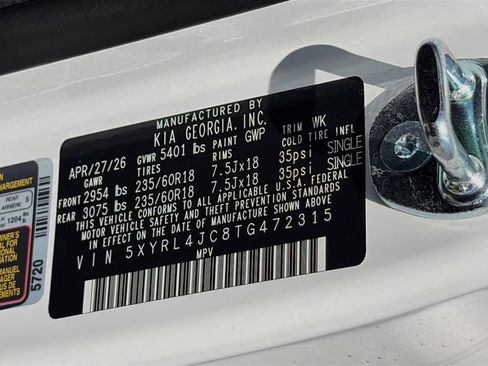 New 2026 Kia Sorento S w/ S Panoramic Sunroof Package FWD image 30